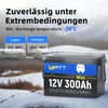 WattCycle 12V 300Ah (280Ah) Mini Lithium Batterie mit Tieftemperaturschutz