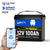 WattCycle 100Ah LiFePO4 12V Mini Smart Batterie mit Bluetooth Überwachung​