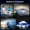 WattCycle 12V 100Ah Dual Purpose LiFePO4 Batterie, Starter- & Versorgungsbatterie mit Bluetooth und Heizung für Boote