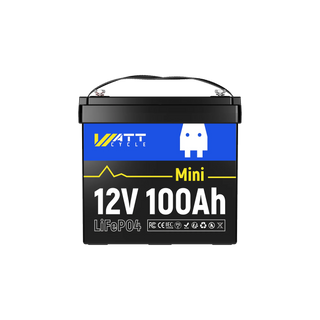 12V 100Ah Mini LiFePO4 Batterie