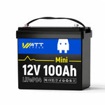 WattCycle 12V 100Ah Mini LiFePO4 Batterie