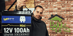 WattCycle 12V 100Ah Mini LiFePO4 Batterie mit YouTuber@Green Cottage DIY