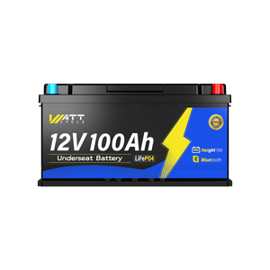 12V 100Ah Untersitz LiFePO4 Batterie mit Bluetooth (DIN H8, L5)