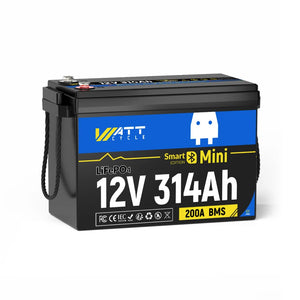WattCycle 12V 314Ah Mini Lithium Batterie mit Bluetooth Überwachung & Heizung (Arctic-Version)