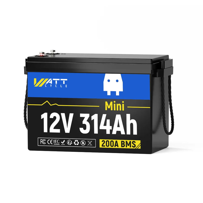 WattCycle 12V 314Ah Mini Lithium Batterie