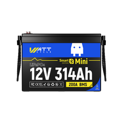Arctic-Version! 12V 314Ah Mini Lithium Batterie mit Bluetooth Überwachung & Heizung, ECE R10 Zulassung