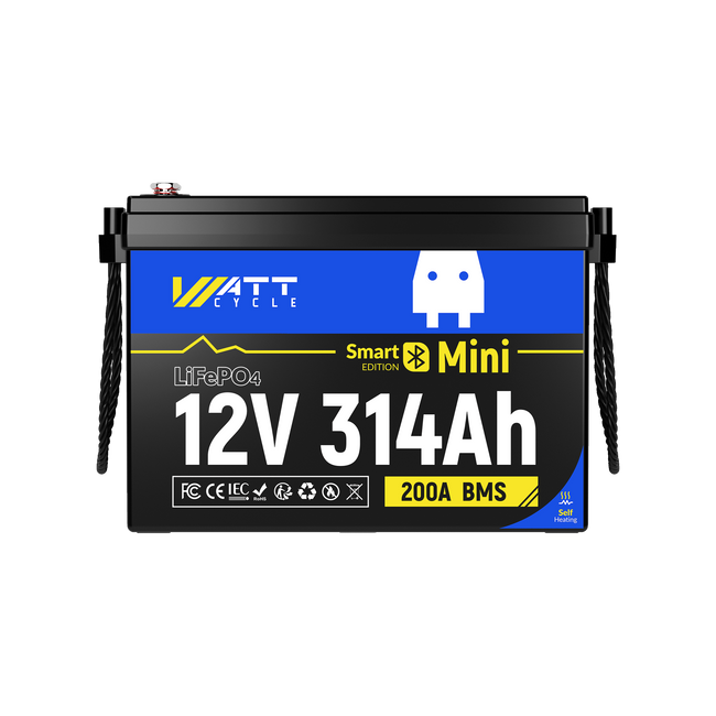 WattCycle 12V 314Ah Mini Smart Arctic Version