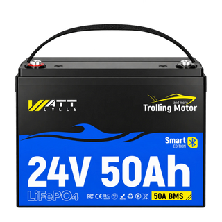 WattCycle 24V 50Ah LiFePO4 Batterie