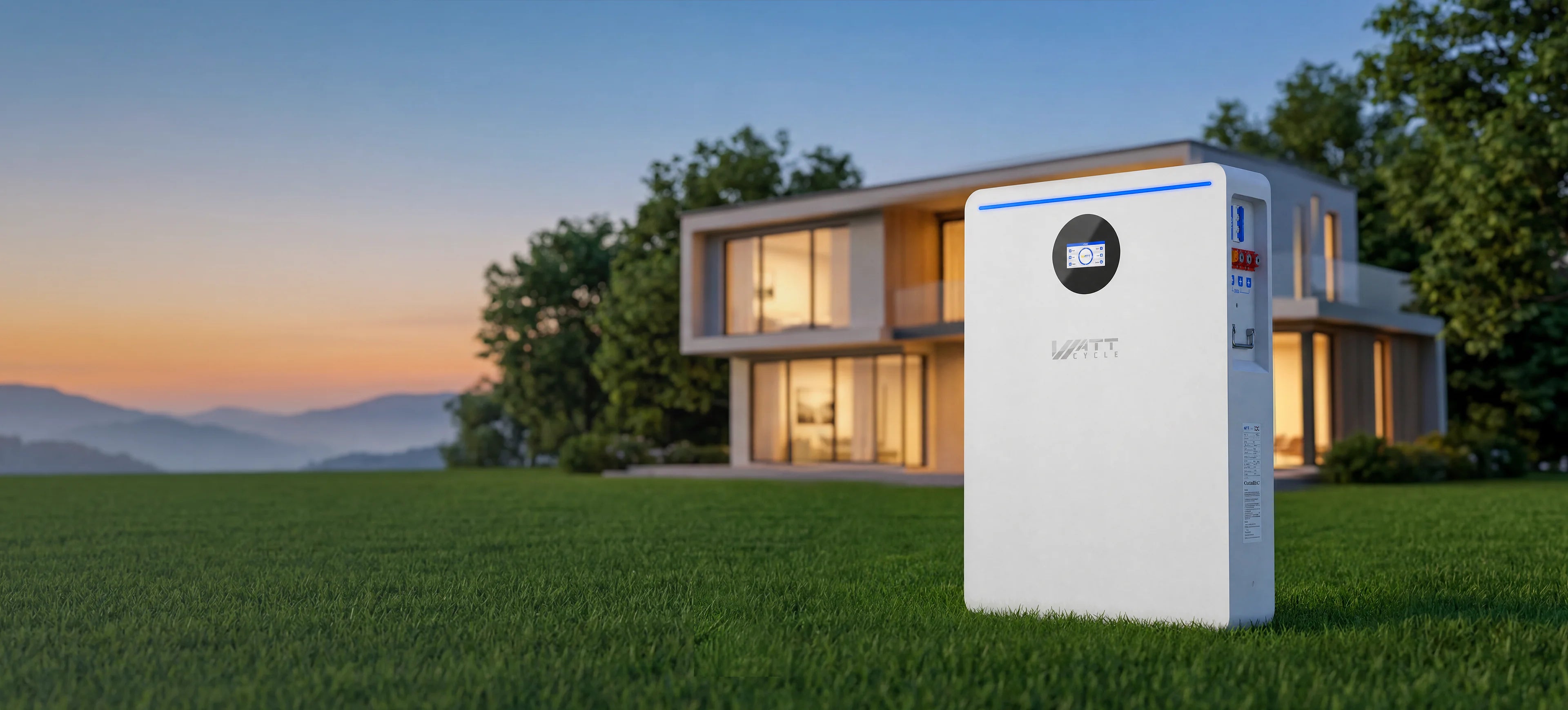 WattCycle 48V 628Ah 32 kWh LiFePO4 Batteriespeicher für Photovoltaik und Solarstromspeicherung zu Hause