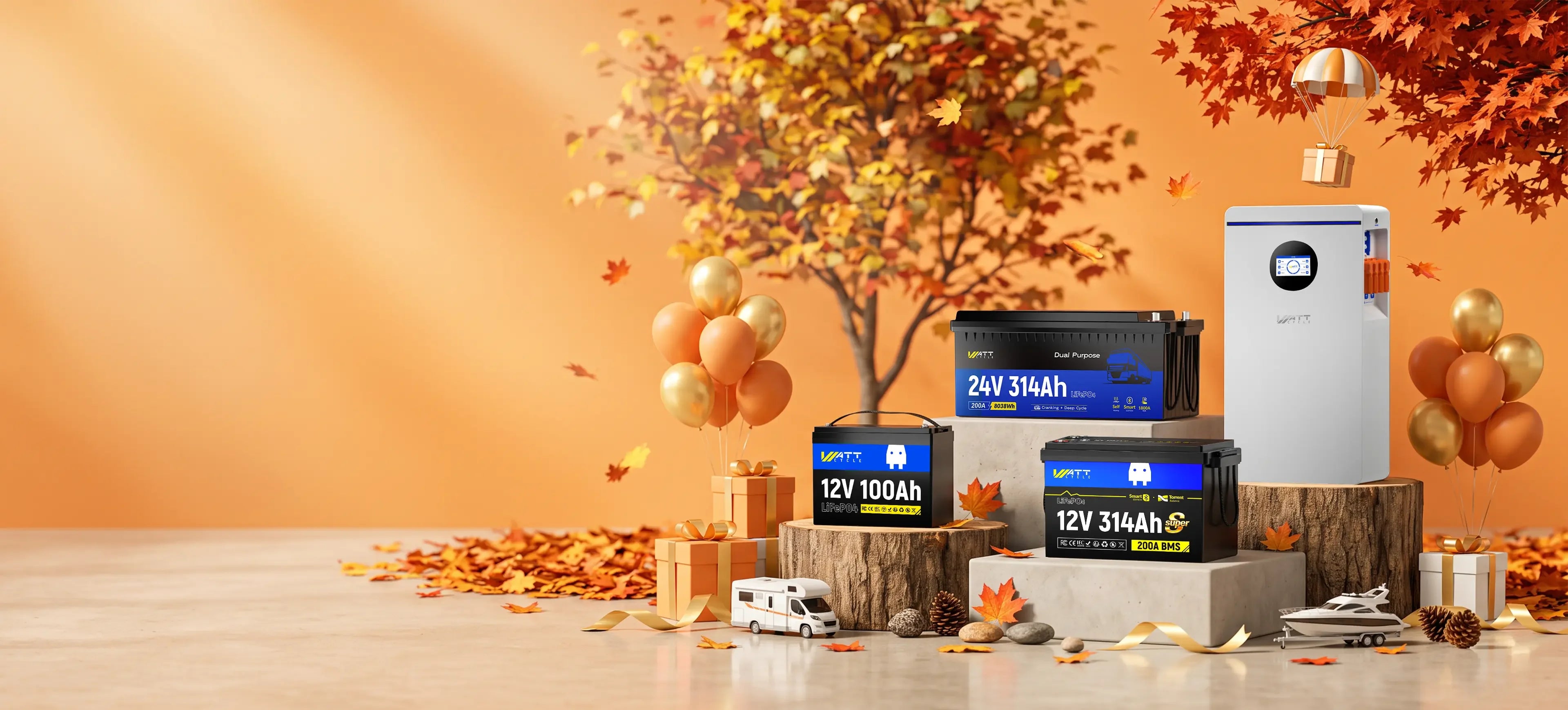WattCycle Goldener Herbst Sale, Bis zu 50% Rabatt