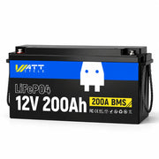 WattCycle LiFePO4 12V 200Ah​ Deep Cycle Batterie