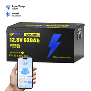 WattCycle LiFePO4 12V 628Ah Ultra Lithium Batterie mit hoher Kapazität & Bluetooth Überwachung