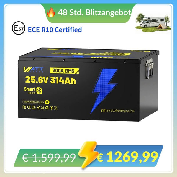 WattCycle LiFePO4 24V 314Ah Ultra Lithium Batterie im Blitzangebot