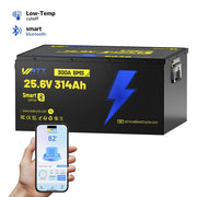 WattCycle LiFePO4 24V 314Ah Ultra Lithium Batterie mit 300A BMS & Bluetooth Überwachung