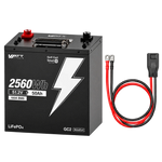 WattCycle LiFePO4 48V 50Ah LiFePO4 Batteriespeicher mit PPS-Verbindungskabel