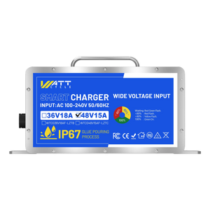 WattCycle LiFePO4 Batterieladegerät 48V 15A für LiFePO4 48V 50Ah bis 100Ah