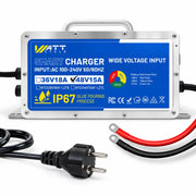 WattCycle LiFePO4 Batterieladegerät 48V 15A für LiFePO4 48V 50Ah bis 100Ah