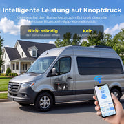 Untersitz-Version! LiFePO4 Untersitz Batterie 12V 314Ah mit Bluetooth & Heizung, ECE R10 Zulassung