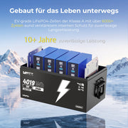 Untersitz-Version! LiFePO4 Untersitz Batterie 12V 314Ah mit Bluetooth & Heizung, ECE R10 Zulassung