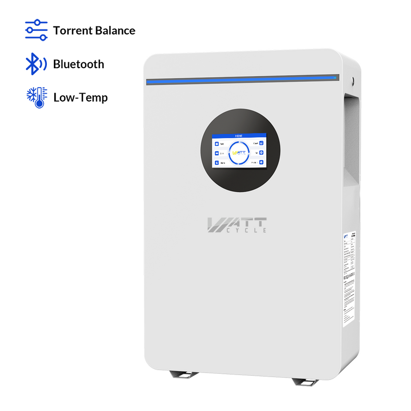 WattCycle NextGen 51,2V 100Ah 5kWh Wandmontage LiFePO4 Solarbatterie, Solar Speicherbatterie​