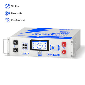 NextGen 51,2V 100Ah 19 Zoll Rack Batterie mit 3U Größe – BYD Zellen | Aktives Balancing | LCD | Smart Comms